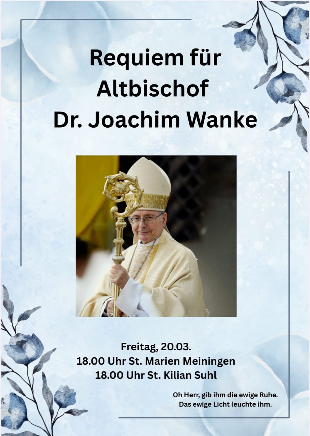 Requiem Bischof Wanke